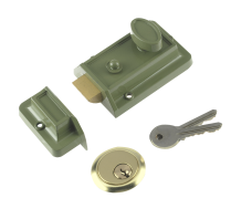 Yale Home Essentials Nightlatch in Green
