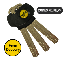 Platinum 3 Star 10 pin Set of 3 keys